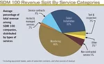 SDM 100 revenue slipt by services