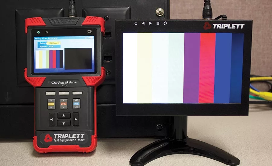 transmit analog test patterns