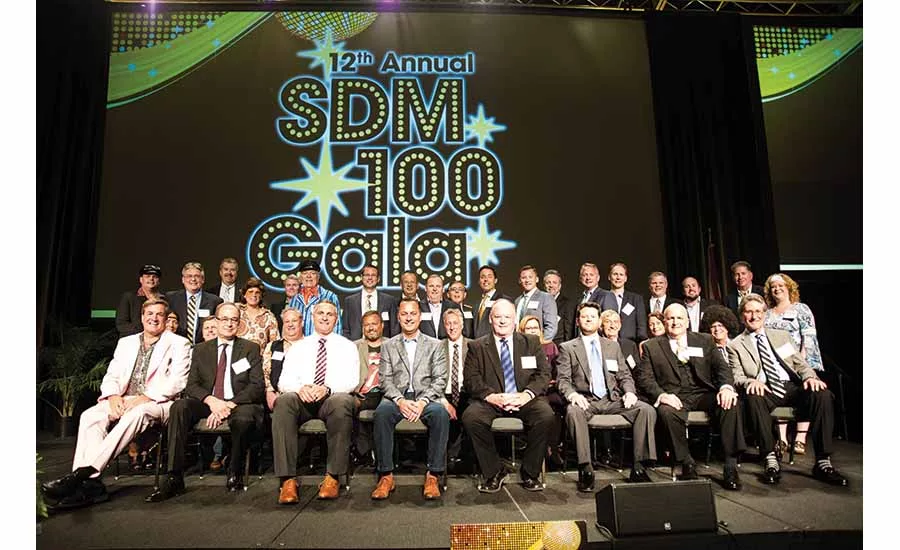 Representatives from nearly 50 dealer companies listed on the SDM 100