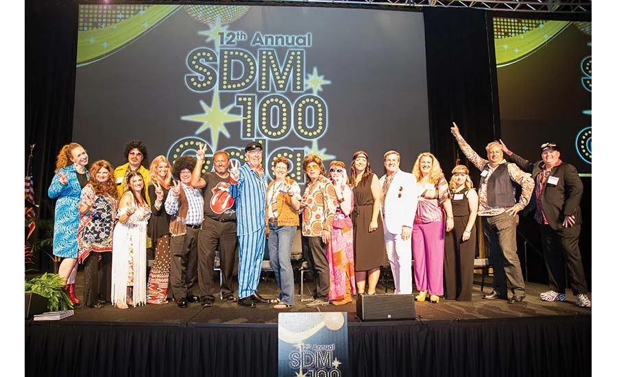 Some SDM 100 Gala attendees really got into this year’s 1970s theme