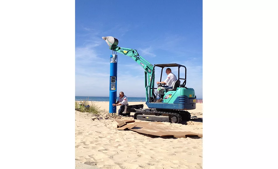 Code Blue_pedestal installation