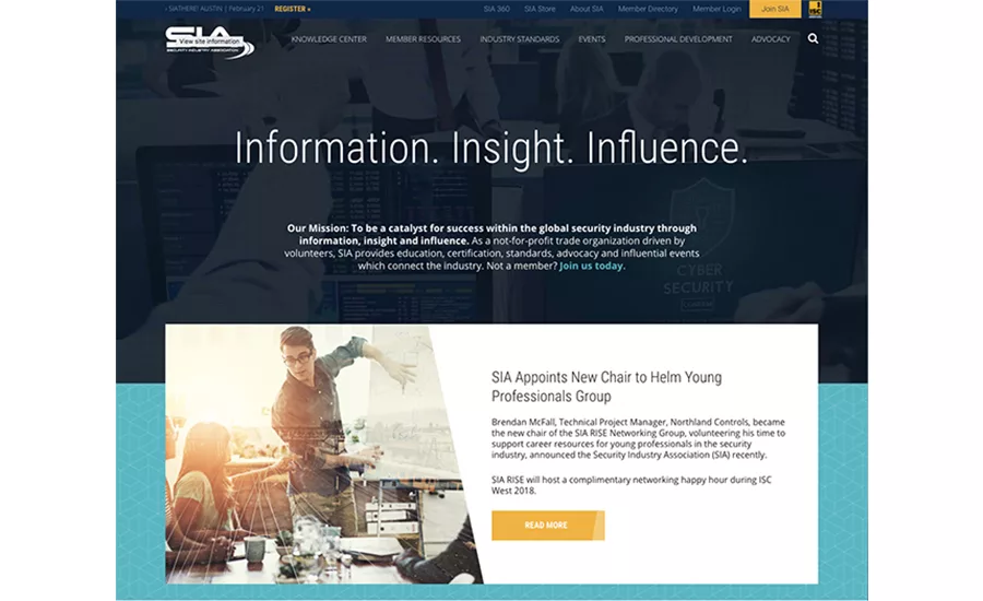 Security Industry Association Website - SDM Magazine