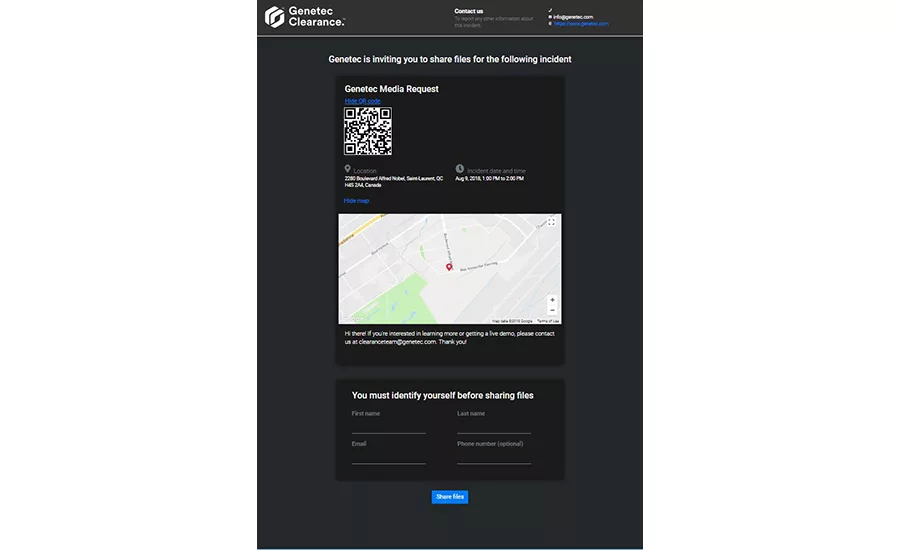 File request feature