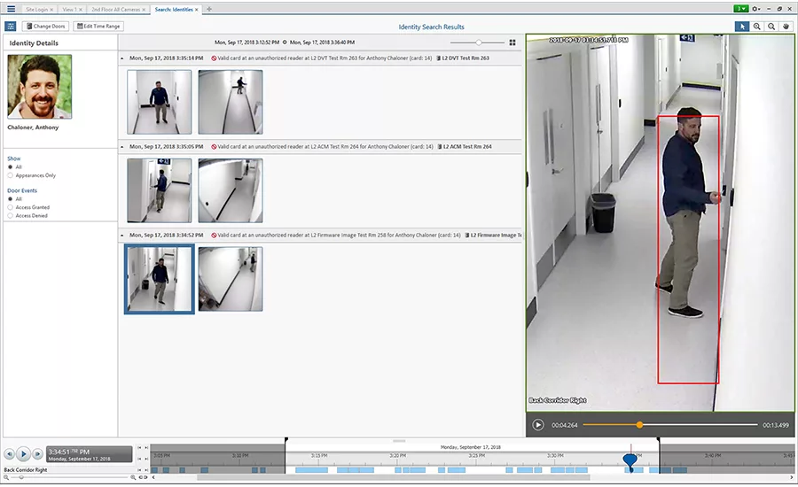 Avigilon - Identity Search