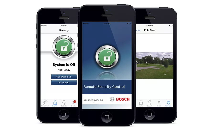 Bosch Remote Security Control    App