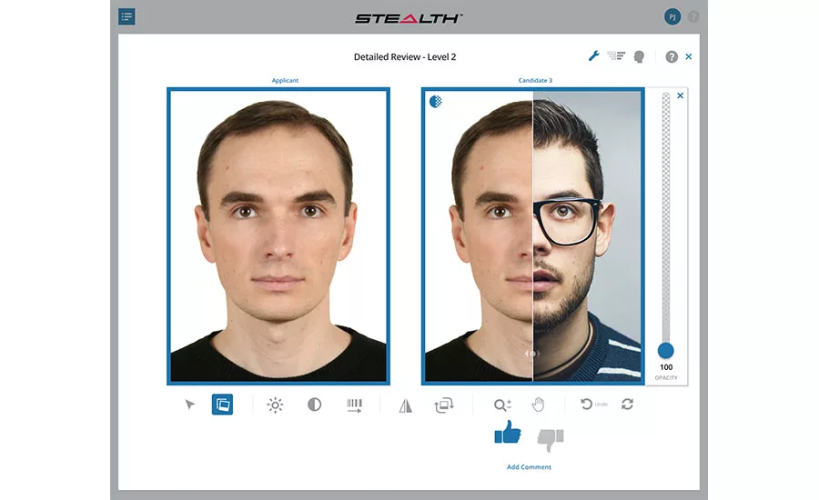 Stealth identity screenshot