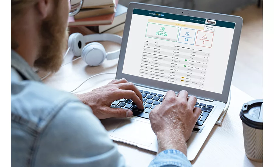remotelock-dealerportal-on-laptop