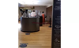 Checking into gym with video