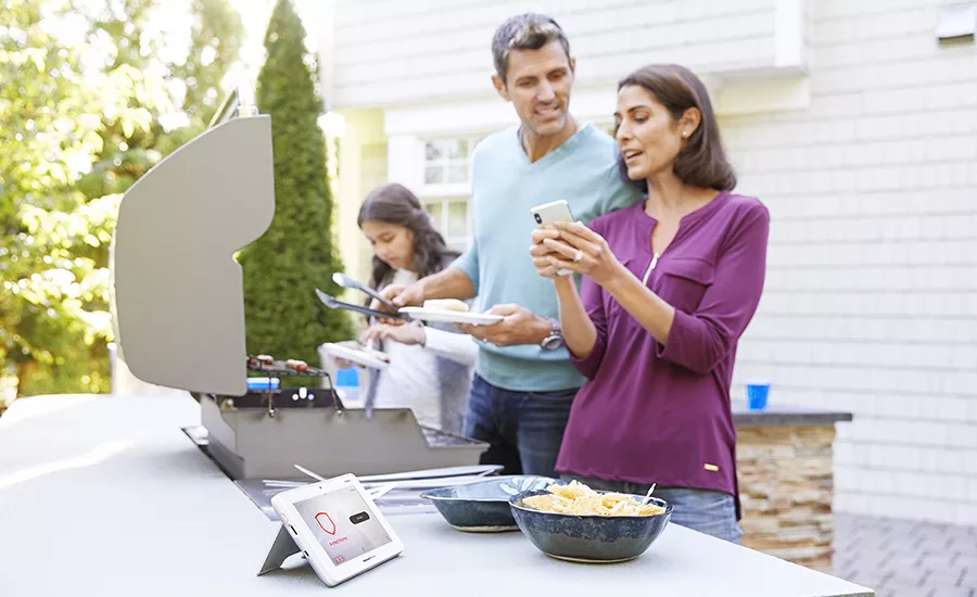 Family outside