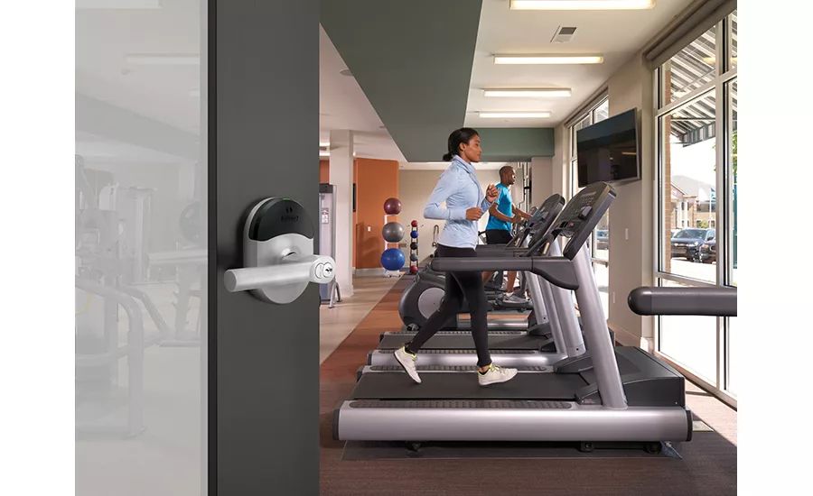 Allegion at gym
