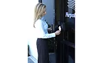 Lady at Door