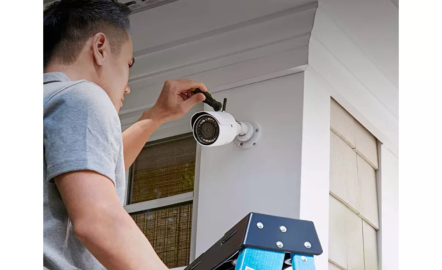 ProSeries Camera installer outside