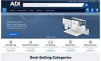 ADI Home Page features ADI Home Page features