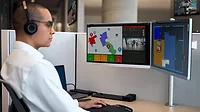 Working at desktop