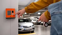 AXIS Parking Deck Intercom in parking garage