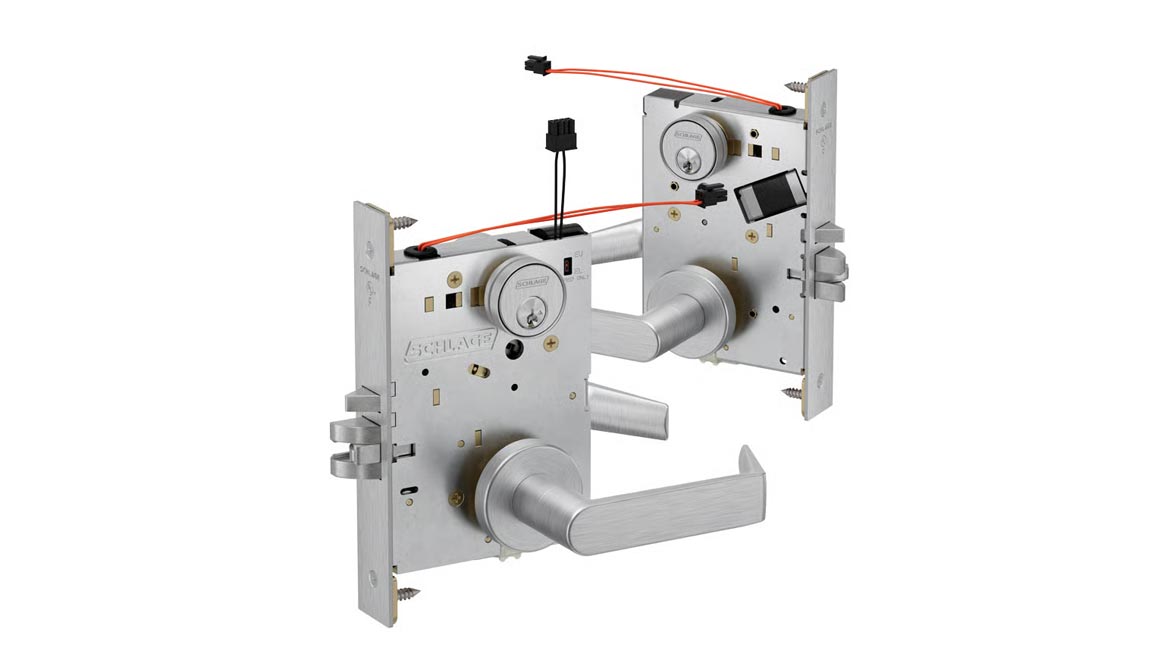 Schlage L Series Motorized Latch Retraction Lock