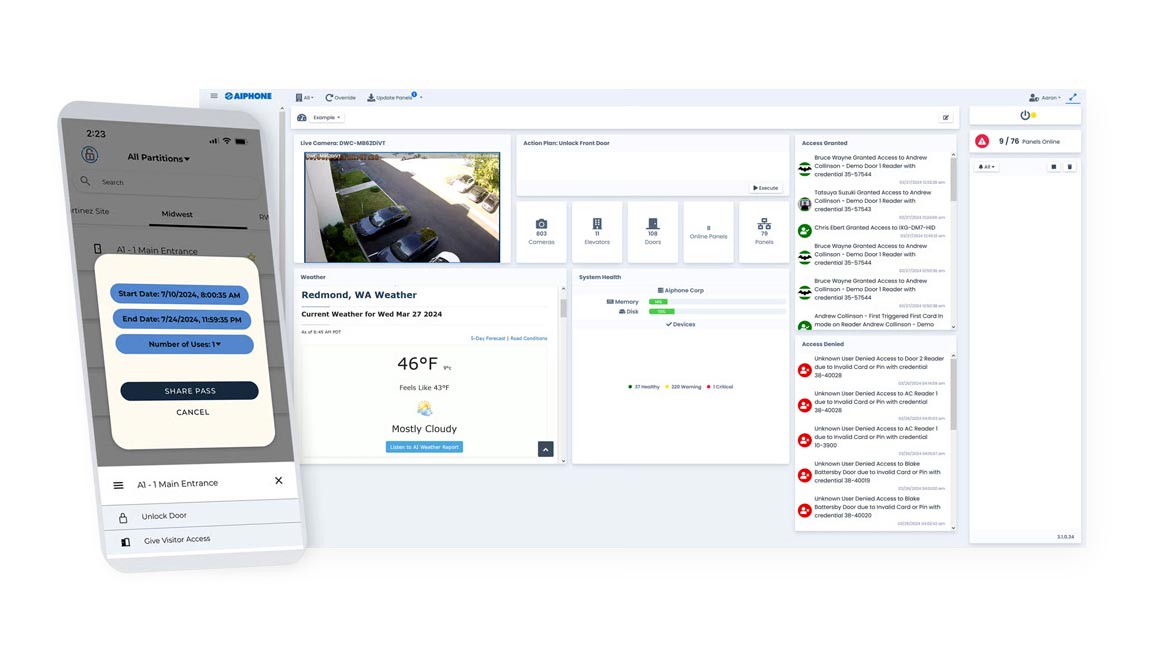 Aiphone Cloud-based solution
