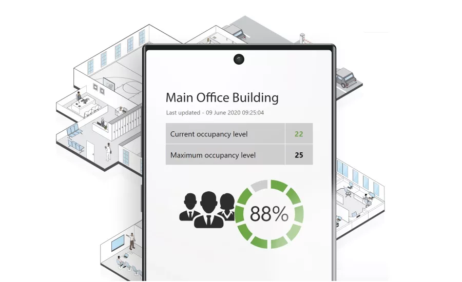 paxton occupancy management solutin for covid-secure buildings