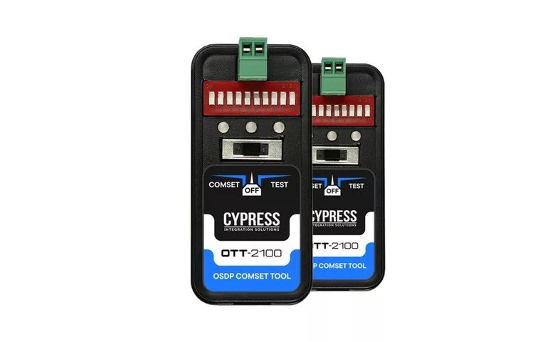 Image of Cypress's OSDP tester.