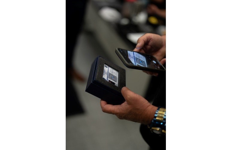 image of the Police Smart Card in use