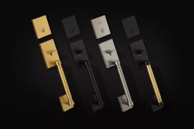 Image of the Kwikset Prava handlesets.