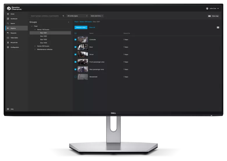 image of Genetec's digital evidence management system