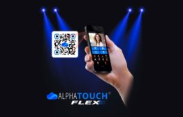 image of a phone scanning a QR code