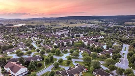 Aeriel view of Garden Spot Communities.