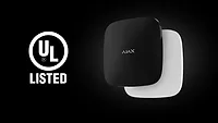 image of the UL Certification logo and an Ajax product