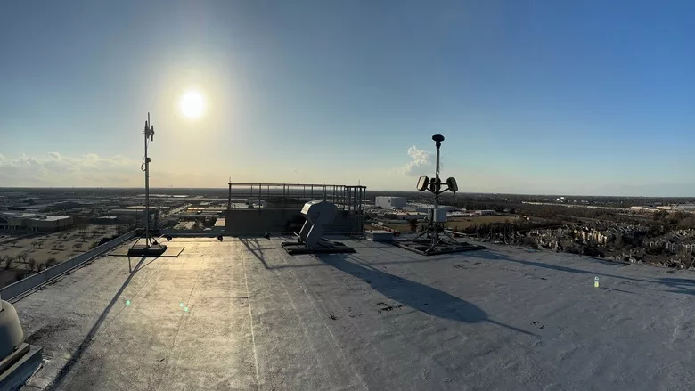 Axon System Deployed on Rooftop