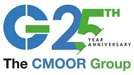 Image of The CMOOR Group 25th anniversary graphic.