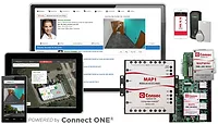 Image of a Connected Technologies & Cansec graphic.