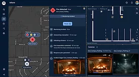 Display of Motorola Solutions' AI features