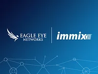 image of the Eagle Eye Networks and Immix logos