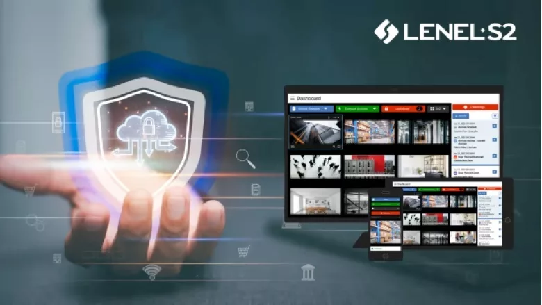 image of Elements LenelS2 and a hand with its logo in its palm