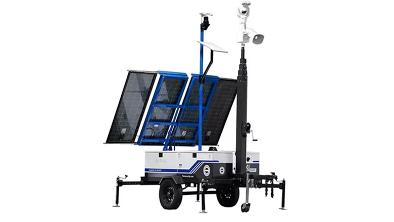 Flex Security Quanergy mobile security trailer