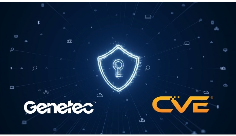 image of the Genetec logo and the CVE logo