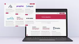 ICT's Integration Marketplace interface