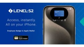 image of the LenelS2 Apple Wallet announcement