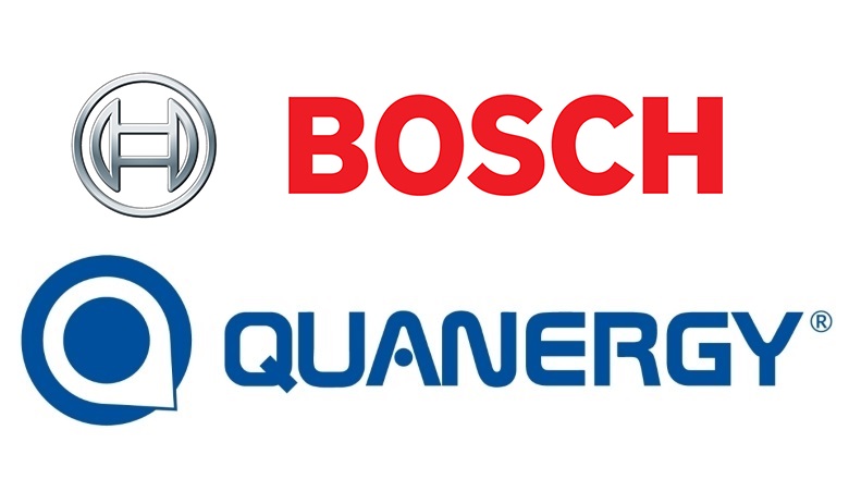 image of both the Quanergy & Bosch logos