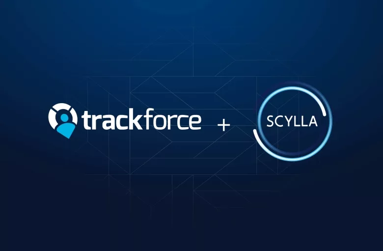 Image of the Trackforce & Scylla logos.