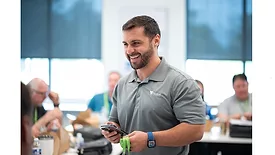 Paxton employee hosting a session of the U.S. Tech Tour.