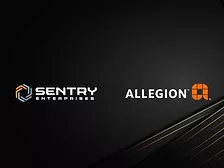 image of allegion and sentry logos