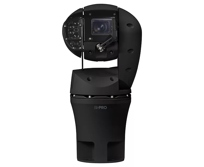 Image of i-PRO's PTZ AI analytics cameras.