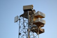  Blighter E-scan radars secure the perimeter of a Middle Eastern air base