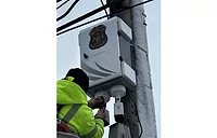 Fenton Police 911 Camera Sharing Image of 911 Camera Sharing cabinet.