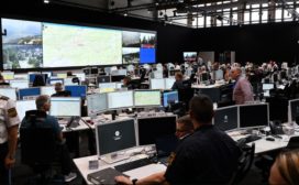 image of VuWall's Transformation of Sports Stadium Into a Police Command Center