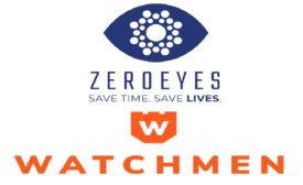 image of the Watchmen Security and ZeroEyes logos