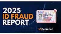 Image of IDScan's 2025 ID Fraud Report.