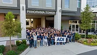 ADI employees in front of Charlotte office for grand opening